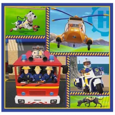 Feuerwehrmann Sam 3 in 1 50, 36 und 20 Teile Puzzle - Trefl Bild 2