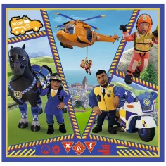 Feuerwehrmann Sam 3 in 1 50, 36 und 20 Teile Puzzle - Trefl Bild 4