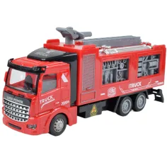 Feuerwehrwagen: Rückzieh-Feuerwehrauto-Set, 3 Stück Bild 2