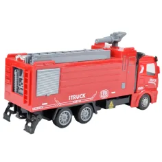 Feuerwehrwagen: Rückzieh-Feuerwehrauto-Set, 3 Stück Bild 3