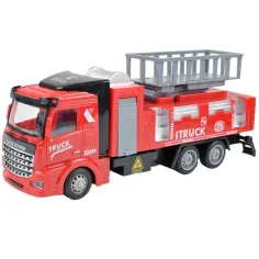 Feuerwehrwagen: Rückzieh-Feuerwehrauto-Set, 3 Stück Bild 4