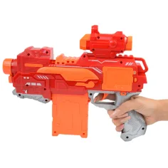 Fire Storm: Elektrischer Schaumstoffpistole mit Munition und Licht 33cm Bild 4
