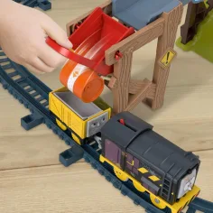 Fisher-Price: Thomas und seine Freunde Diesel Lift & Load Bau-Bahnset mit motorisiertem Zug - Mattel Bild 3