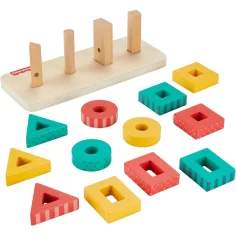 Fisher-Price: Wood Holz Formensortierspiel - Mattel Bild 3