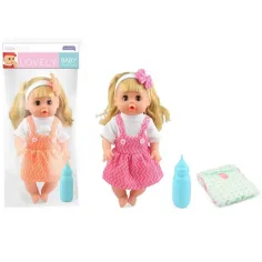Wackelnde Puppe mit Zubehör 30cm