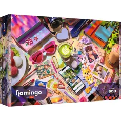 Flamingo von Puzzle Mein kleines Universum 600-teiliges Puzzle - Trefl