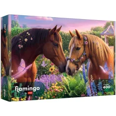Flamingo von Puzzle Wunderschöne Pferde 400-teiliges Puzzle - Trefl