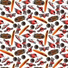 Flammender Rausch Geschenkpapier 100x70 cm