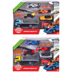 Formula Racer Rennwagen Set mit Transportfahrzeug in zwei Varianten 1 Stück – Dickie Toys Bild 1