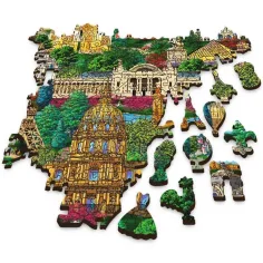 Frankreich, berühmte Orte - 1000 Teile Holzpuzzle - Trefl Bild 2