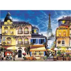 Französische Straße - 1000-teiliges Holzpuzzle - Trefl Bild 2