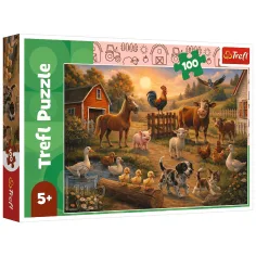Freunde auf dem Bauernhof 100-teiliges Puzzle - Trefl