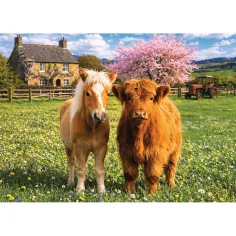 Freunde auf dem Bauernhof 500 Teile Puzzle - Trefl Bild 2