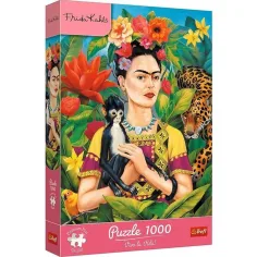 Frida Kahlo - Dschungelporträt 1000 Teile Premium Puzzle - Trefl