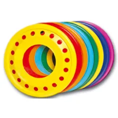 Frisbee Wurfplatte mit Loch 28 cm - D-Toys