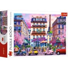 Frühling in Paris 4000 Teile Puzzle - Trefl Bild 1