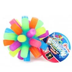 Fun Regenbogenfarbige Leuchtende Sprungball 1 Stück Bild 2