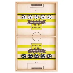 Fußball Sling Puck Holz Geschicklichkeitsspiel - Woodyland