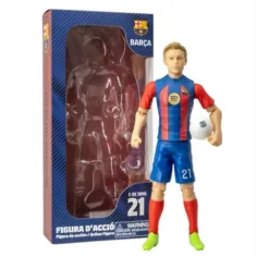 Fußballspieler Actionfigur, 20 cm - Barcelona, F. De Jong im Trikot Nummer 21