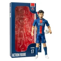 Fußballspieler Actionfigur, 20 cm - PSG, Vitinha mit der Nummer 17