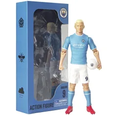 Fußballspieler Actionfigur, 20cm - Manchester City, Haaland im Trikot Nummer 9
