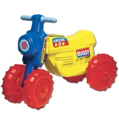 Fußbetriebenes Cross-Motorrad mit 4 Rädern - D-Toys