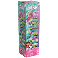 Gabby's Dollhouse: Buntes Turmbau-Jenga-Brettspiel - Spin Master