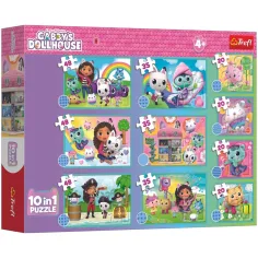 Gabi Puppenhaus 10in1 Puzzle Set - Trefl