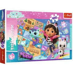 Gabi Puppenhaus Der Film 100-teiliges Puzzle - Trefl