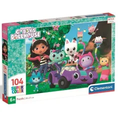 Gabi Puppenhaus 104-teiliges Supercolor Puzzle - Clementoni