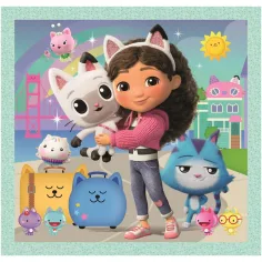 Gabby's Dollhouse 3×48-teiliges Super Color Puzzle – Clementoni Bild 2