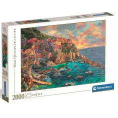 Gemalte Manarola HQC 2000 Teile Puzzle - Clementoni