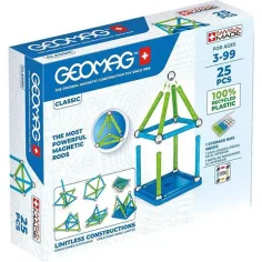 Geomag Green Line Classic Magnetisches Konstruktionsspielzeug 25-teilig