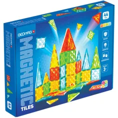 Geomag Magnetic Tiles Gems magnetisches Bauspielzeug 44-teilig Bild 1