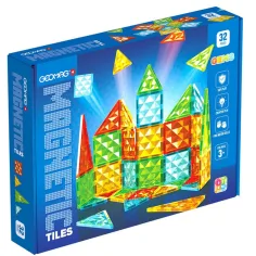 Geomag Magnetische Bauplatten - Edelstein 32-teiliges Set
