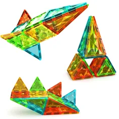Geomag: Magnetische Fliesen Edelsteine Magnetbausteine 16er Set Bild 3