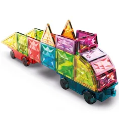 Geomag: Magnetische Fliesen Edelsteine Baukästen 24er Set Bild 3
