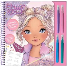 Glammy Gloss: Mode-Designer und Malset mit Filzstiften und Aufklebern Bild 1