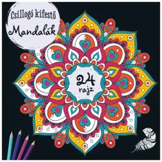 Glänzende Malbücher - Mandalas