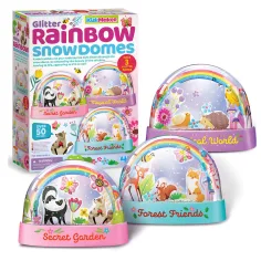 Glitzernde Schneekugel Bastelset Bild 2