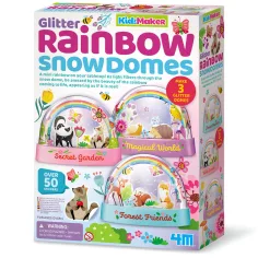 Glitzernde Schneekugel Bastelset Bild 1