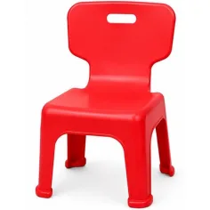 Großer Kinderstuhl in roter Farbe