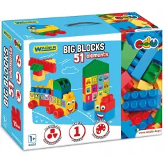 Großes Baustein-Set 51-teilig - Wader