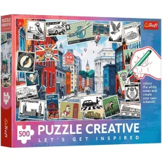 Grüße aus London – 500 Teile Creative Puzzle – Trefl