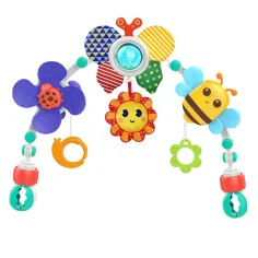Happy World: Süße Tiere Spielbogen für das Babybett Bild 2