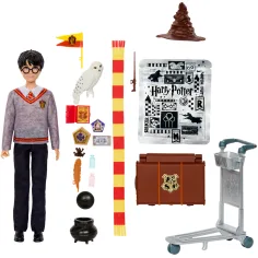 Harry Potter 9 und 3/4. Gleis Spielset mit Harry Puppe – Mattel
