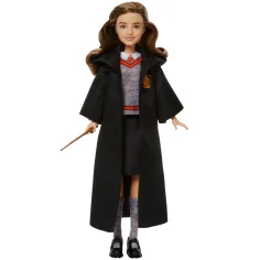 Harry Potter: Hermione Granger Puppe im Umhang mit Zauberstab - Mattel Bild 2