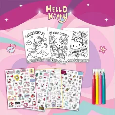Hello Kitty Malbuch mit Aufklebern - Lisciani Bild 3