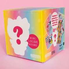 Hello Kitty Überraschungsbox mit Figur und Aufklebern Bild 3