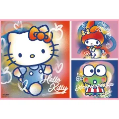 Hello Kitty und Freunde 2x200-teiliges Puzzle - Trefl Bild 2